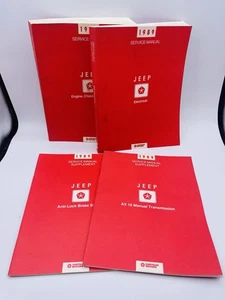 1989 JEEP CHEROKEE WRANGLER COMANCHE GRAND WAGONEER Service Shop Manual Set (4) - Picture 1 of 6