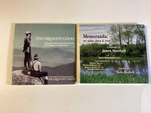 2 CDs: Lance Bendiksen: The Greatest Good & James Marshall: Memoranda -Free Ship - Picture 1 of 9