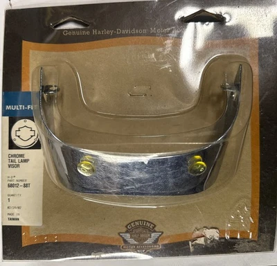 Visera de luz trasera vintage Harley-Davidson Softail 68012-88T FXST Wide Glide 1980+ Foto 1 de 3