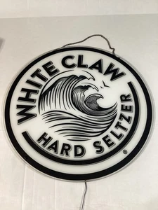 White Claw Seltzer Led Hanging Sign 23” Inch Diameter Beer Sign - Picture 1 of 2