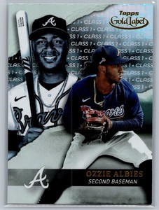 2020 Topps Gold Label Ozzie Albies Atlanta Braves #7