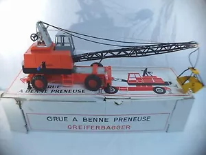 Joustra n° 911 Grue avec benne preneuse RARE en boîte/inbox 63 cm - Imagen 1 de 9