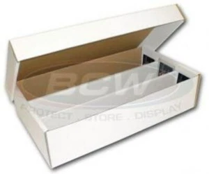 Lot of 5 BCW Super Triple Shoe Baseball Trading Card Boxes 3000 count 3 row box - Picture 1 of 1