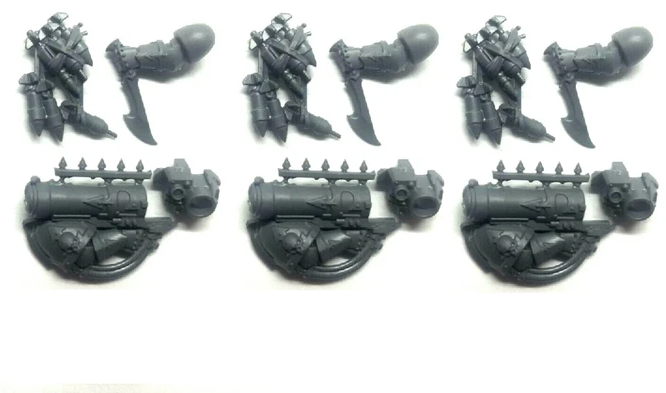Games Workshop 2019  Chaos Space Marines  Missile Launcher X3 - Image 1 of 1