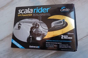 Cardo Scala Rider G4 PowerSet - Bike-to-Bike Intercom - Picture 1 of 11