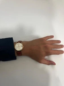 Longines Flagship 18k Solid Gold Automatic 35mm Watch - Picture 1 of 7