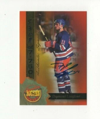 1994/95 Signature Rookies Hockey Autograph Rookie Cards Hand Numbered /7750 RC - Image 1 of 2