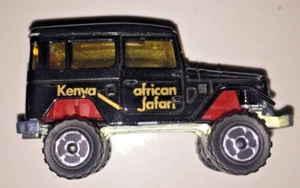 Majorette #277 4x4 Toyota Land Cruiser AFRICAN SAFARI Kenya RAID 86 - Picture 1 of 6