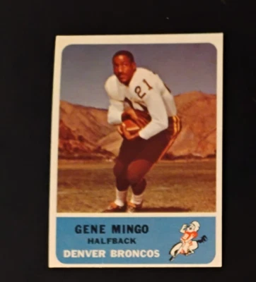 1962 Fleer Gene Mingo Card #35 in near mint condition (see scan) - Image 1 of 2