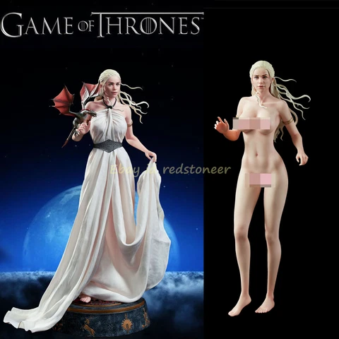 Daenerys Targaryen Game of Thrones 1/4 Resin GK Painte Statue Cast Off JN Studio Cover