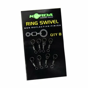 Korda Ring Swivels Size 11 - 8 pcs Karpfenangeln Rig Ring Wirbel NEW OVP - Picture 1 of 2