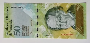 VENEZUELA 50 Bolivares 2008 SC / UNC - Picture 1 of 2
