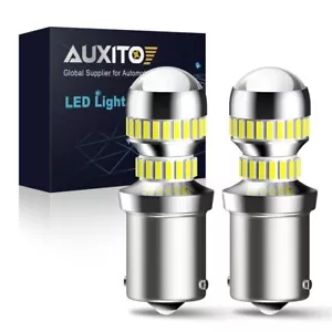 1156 BA15S LED Turn Signal Backup Reverse Lamp Light White 6000K Bulb AUXITO EON - Picture 1 of 12