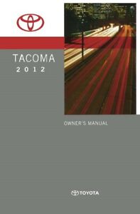 2012 Toyota Tacoma Owners Manual User Guide