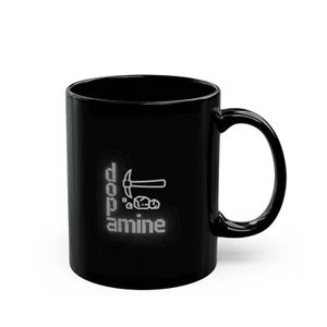Black Mug (11oz, 15oz) Dopa-mine - Picture 1 of 5