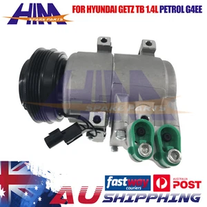 A/C Compressor For 2005-2011 Hyundai GETZ TB 1.4L 4cyl Petrol G4EE / Kia RIO JB - Picture 1 of 10
