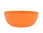 Lot of 4 | MAINSTAYS Plastic Cereal Salad Bowls, Ribbed BPA Free 38 oz Orange