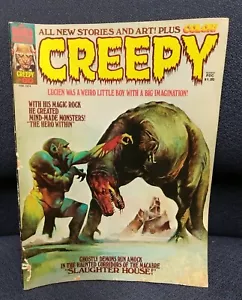Revista Espeluznante Vintage #60, Inserto de Página de 8 Colores, 1974, ¡Bonito! - Imagen 1 de 11
