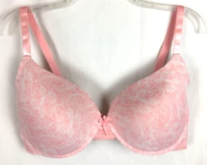 Jessica Simpson Floral Bra Size 40 D Pink B207*B - Picture 1 of 8