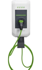 KEBA 121218 Wallbox P30 Green Edition 11 kW – 6 m Kabel, APP, RFID - Bild 1 von 8