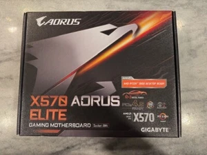 Placa madre GIGABYTE X570 AORUS ELITE WIFI HDMI USB 3.2 DDR4 AMD AM4 ATX - Imagen 1 de 4