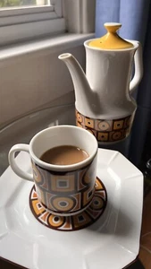 MCM Coffee Service 16 Piece Service Set Nice  Siena Ware By Imperial - Picture 1 of 16