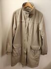 Eileen Fisher Women's Stand-Collar Snap-Front Utility Jacket Taupe Large