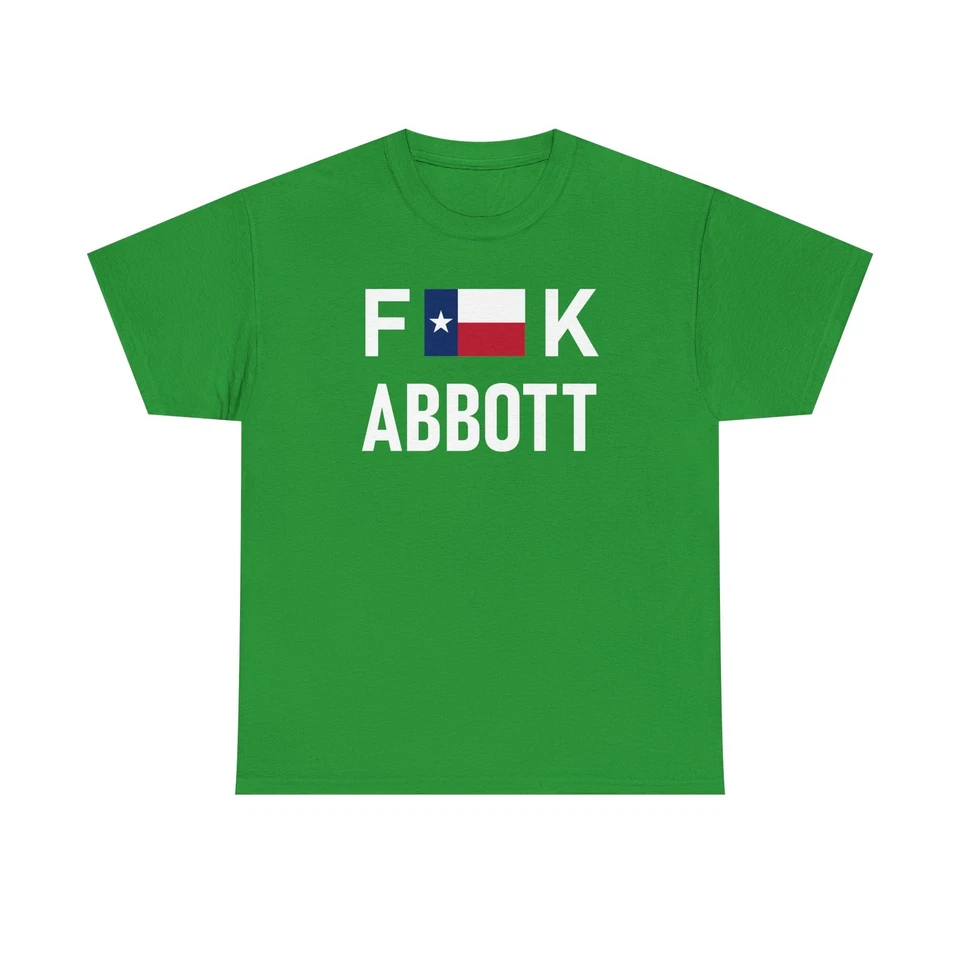 Camiseta Anti Abbott con Bandera de Texas Gobernador de Texas Greg Abbott Chupa  Foto 1 de 1