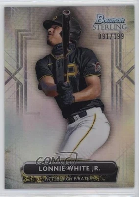 2022 Bowman Sterling Prospects Refractor /199 Lonnie White Jr #BSP-98 - Image 1 of 2