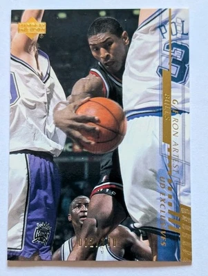 2000-01 Upper Deck UD Exclusives Gold Ron Artest Parallel #'d 82/100 Foto 1 de 2