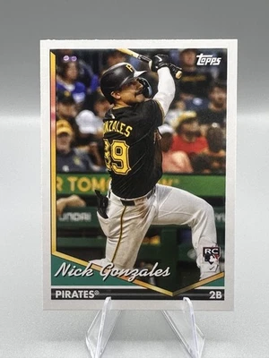 2024 Topps Archives #227 Nick Gonzales (RC) Pittsburgh Pirates - Image 1 of 2