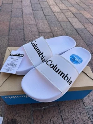 Columbia Mujer Capucha River, Tobogán Talla 8 Color Blanco Foto 1 de 2