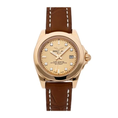 Reloj Breitling Galactic Cuarzo Oro Diamantes Damas H7133012/H550 Foto 1 de 4