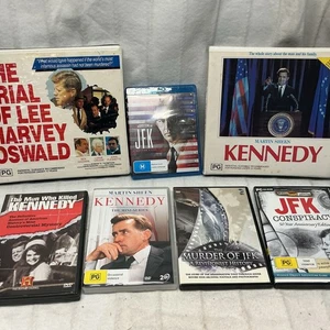 JFK THE TRIAL OF LEE HARVEY OSWALD VHS DVD Bundle - Picture 1 of 18