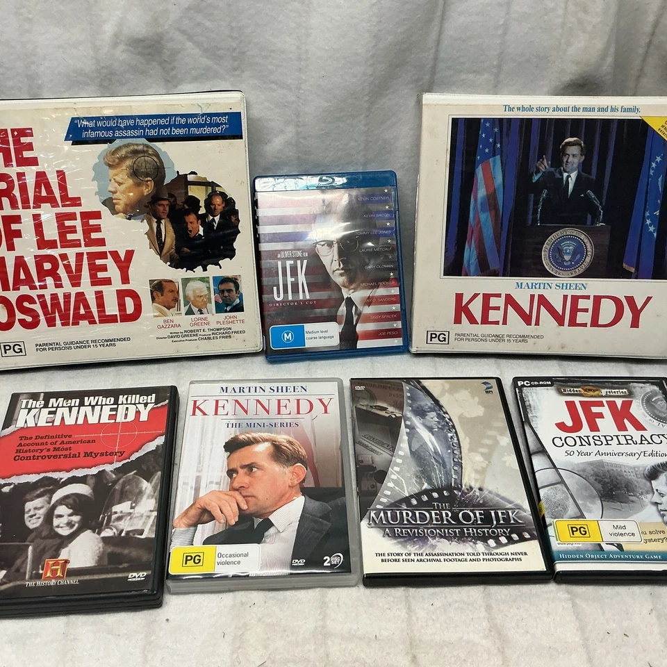 JFK THE TRIAL OF LEE HARVEY OSWALD VHS DVD Bundle - Image 1 of 4