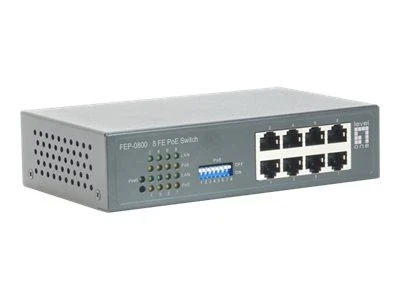 LevelOne FEP-0800 Fast Ethernet (10/100) Full duplex Supporto Power 520830 - Immagine 1 di 1