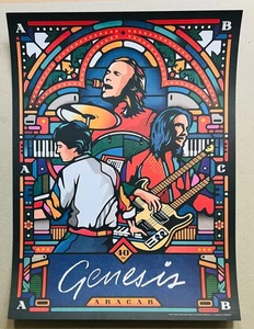 GENESIS "ABACAB" 2021 40TH ANNIVERSARY 24" X 18" TOUR POSTER / PRINT - NM / NOS - Picture 1 of 3