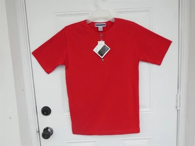 JENNIFER MOORE TOP MUJER JERSEY TALLA PEQUEÑA ROJO NUEVO CON ETIQUETAS Foto 1 de 4