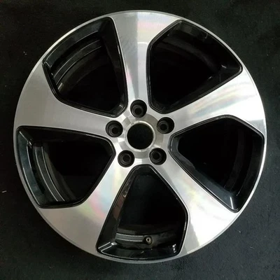 "Llanta de fábrica Volkswagen Golf GTI negra mecanizada OEM 18"" 2014-2020 69980" Foto 1 de 4