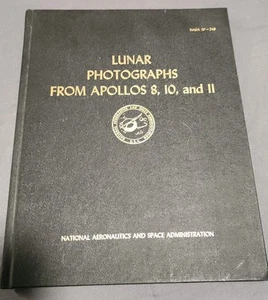 Mondfotografien aus Apollos 8, 10 und 11 - NASA, 1971 tolles Buch SP-246 schön - Bild 1 von 7