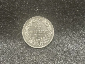 DENMARK 1871 4 SKILLING RIGSMONT BRILLIANT UNCIRCULATED - Bild 1 von 2
