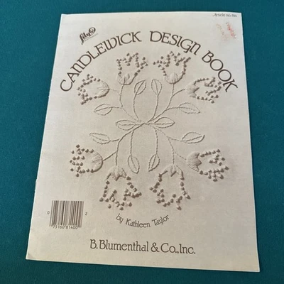 Blumenthal 814 Candlewick Design Book Yarn Art Whitework Embroidery - Image 1 of 2