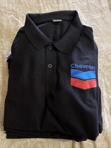 10 Chevron Polo T-Shirt (Größe gemischt) Farbe schwarz - Bild 1 von 9