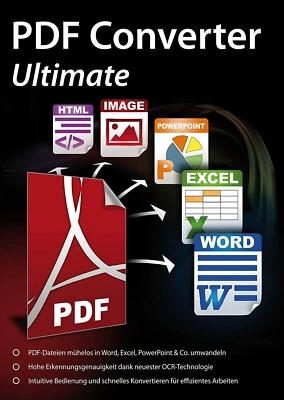PDF Converter Ultimate - PDFs umwandeln und bearbeiten in Word,Excel,PowerPoint - Bild 1 von 4