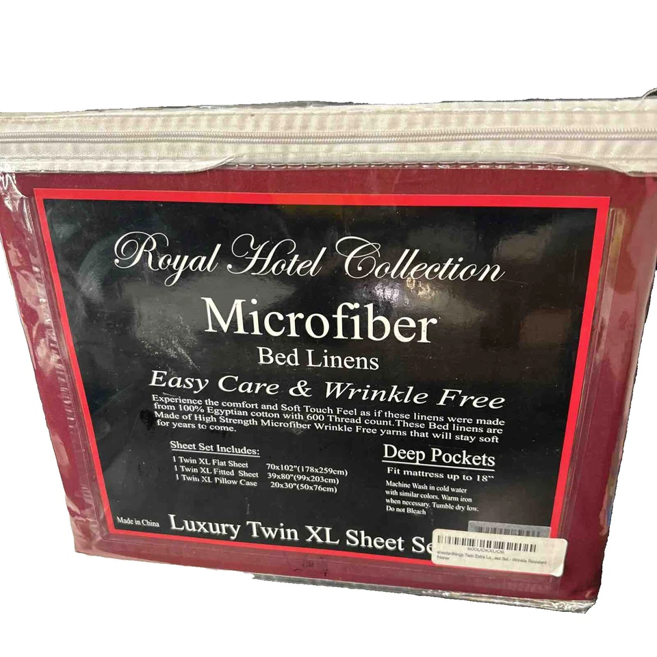 Royal Hotel Luxury 3 Piece Sheet Set, Twin XL - Image 1 of 4