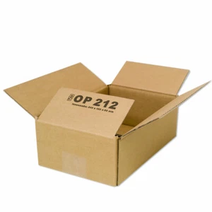 100 x Falltkarton 240x160x80mm OP 212 Versandkartons Verpackungen Paket Kartons - Bild 1 von 2