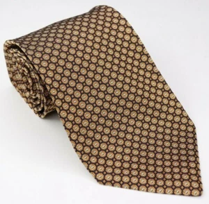 Corbata geométrica medallón naranja seda para hombre Gucci 60L 3,75W - Imagen 1 de 7