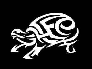 TRIBAL TORTOISE Vinyl Decal Car Wall Window Sticker CHOOSE SIZE COLOR - Picture 1 of 2
