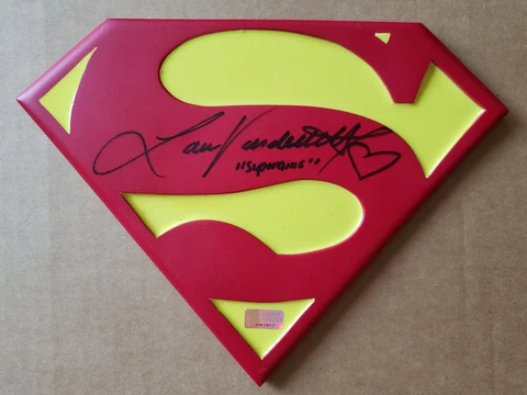 Laura Vandervoort Signed Supergirl Emblem Smallville Celebrity Authentics COA Cover