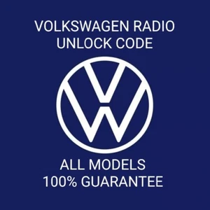 ✅ VW VOLKSWAGEN CAR RADIO CODE PIN UNLOCK ✅ ALL MODELS ✅ 100% GUARANTEE✅ - Picture 1 of 5